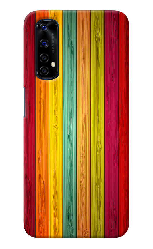 Multicolor Wooden Realme 7/Narzo 20 Pro Back Cover