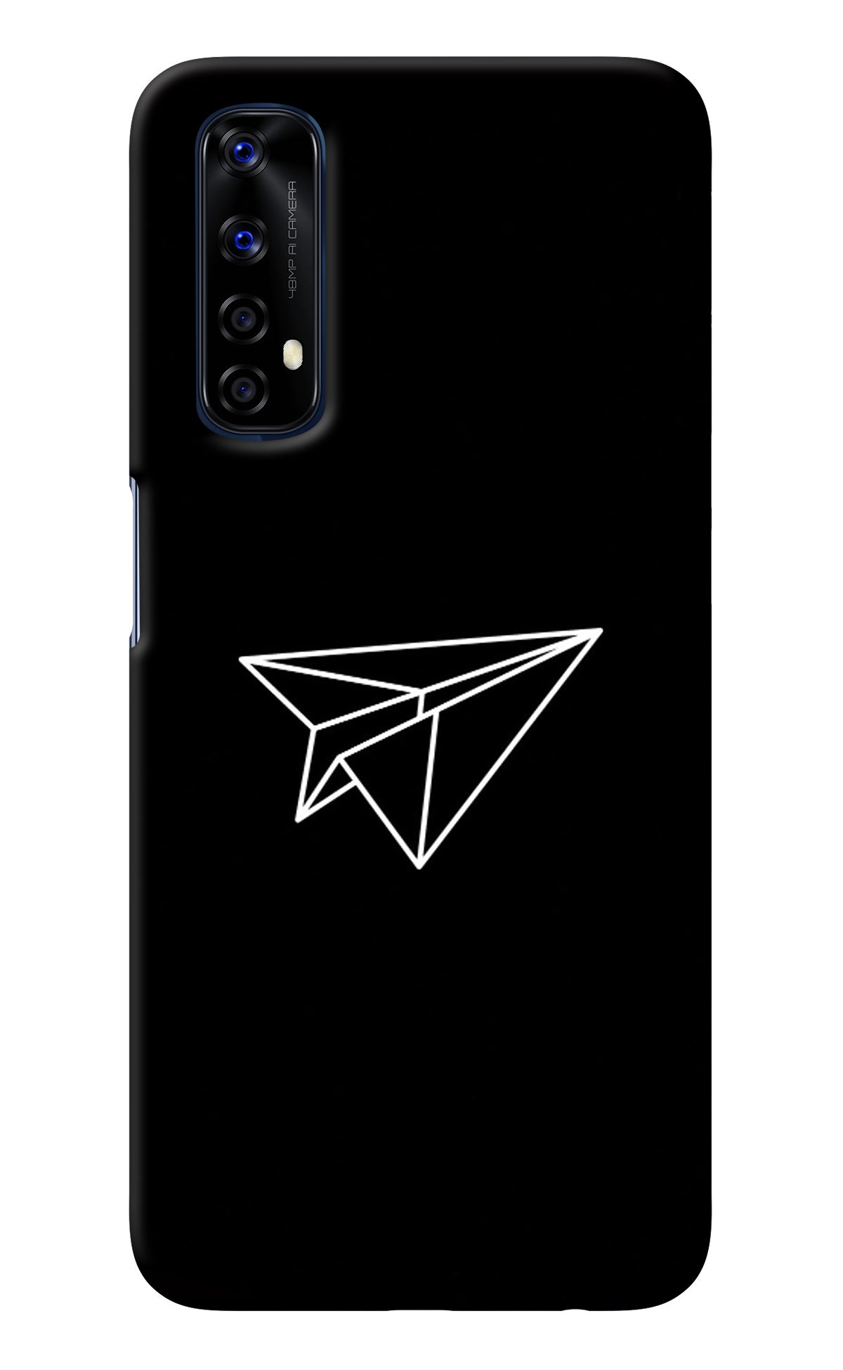 Paper Plane White Realme 7/Narzo 20 Pro Back Cover