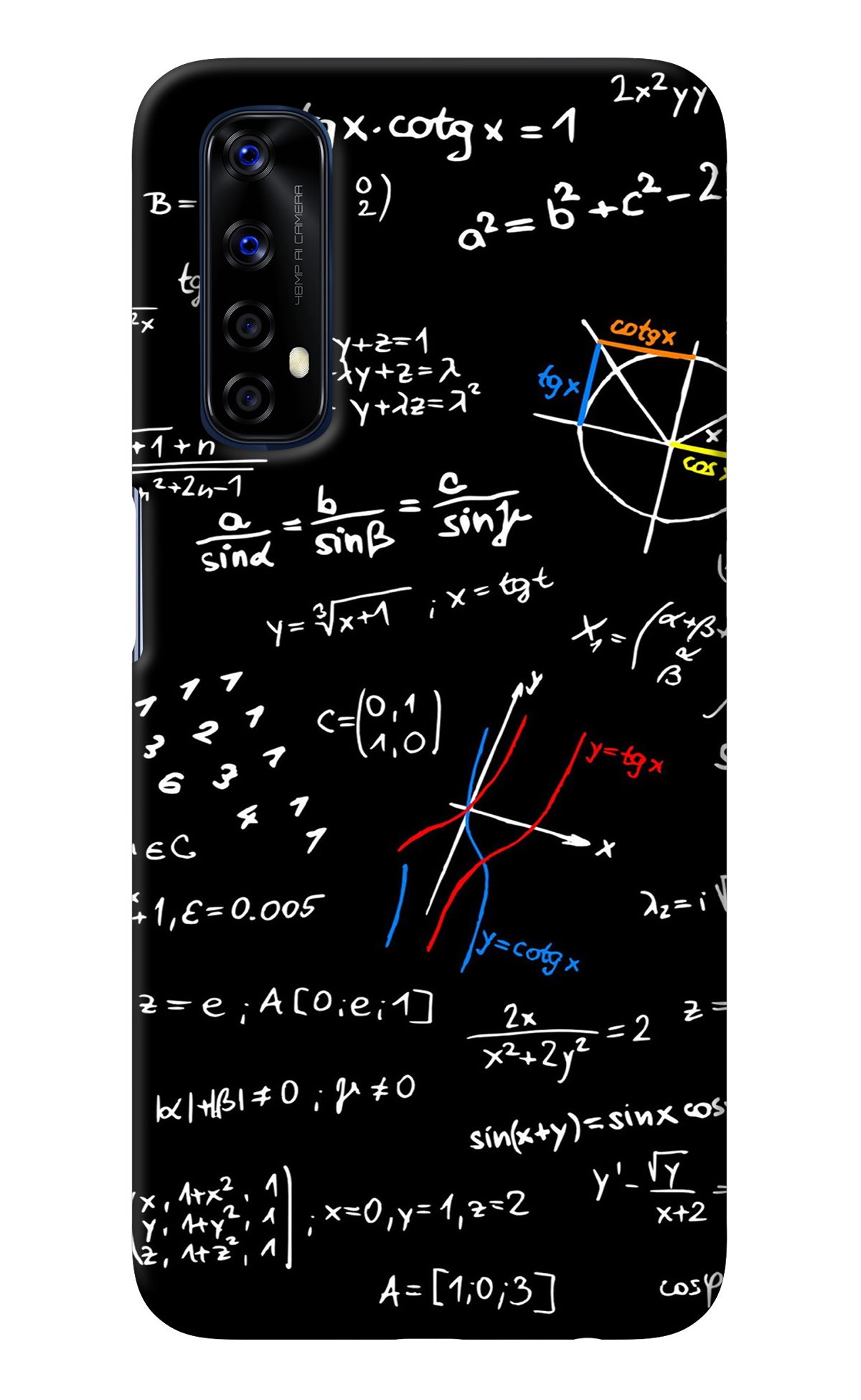 Mathematics Formula Realme 7/Narzo 20 Pro Back Cover