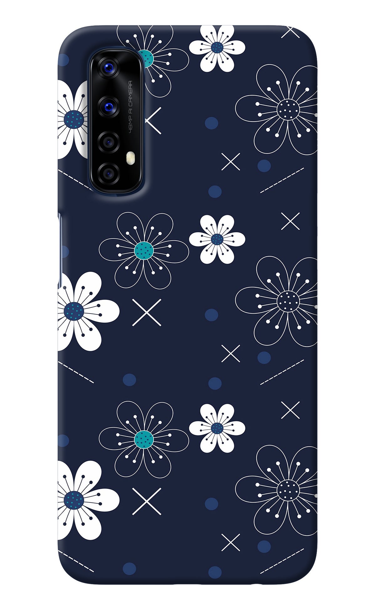 Flowers Realme 7/Narzo 20 Pro Back Cover