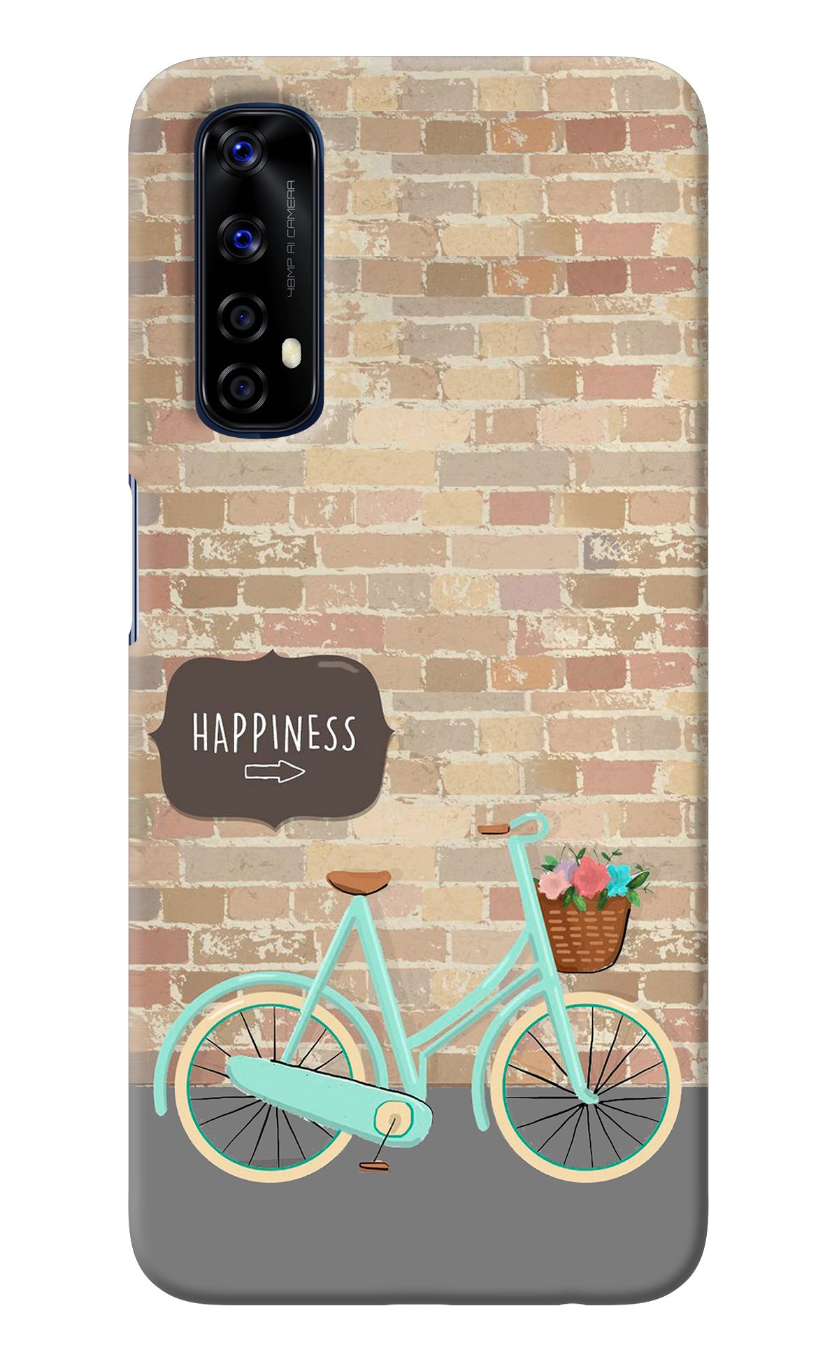 Happiness Artwork Realme 7/Narzo 20 Pro Back Cover