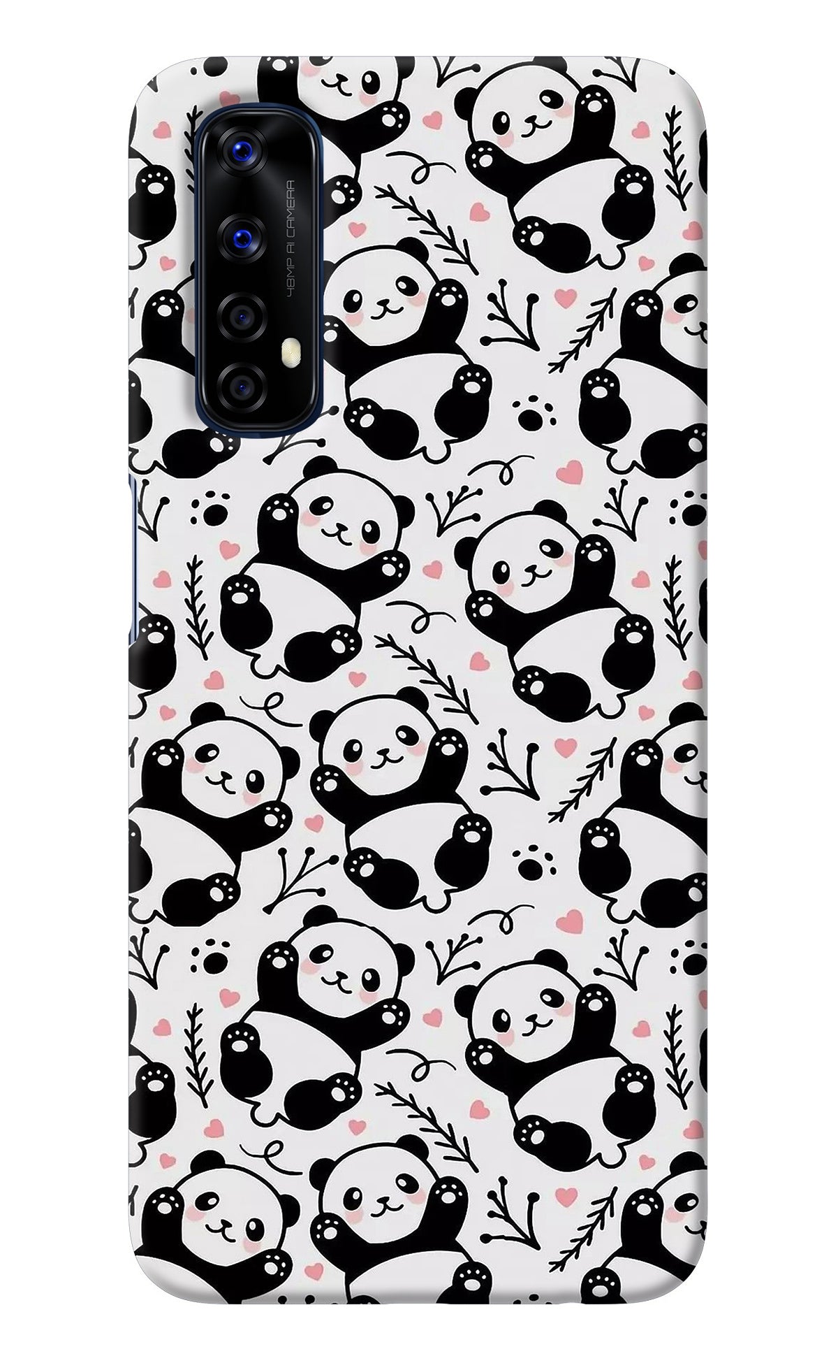 Cute Panda Realme 7/Narzo 20 Pro Back Cover