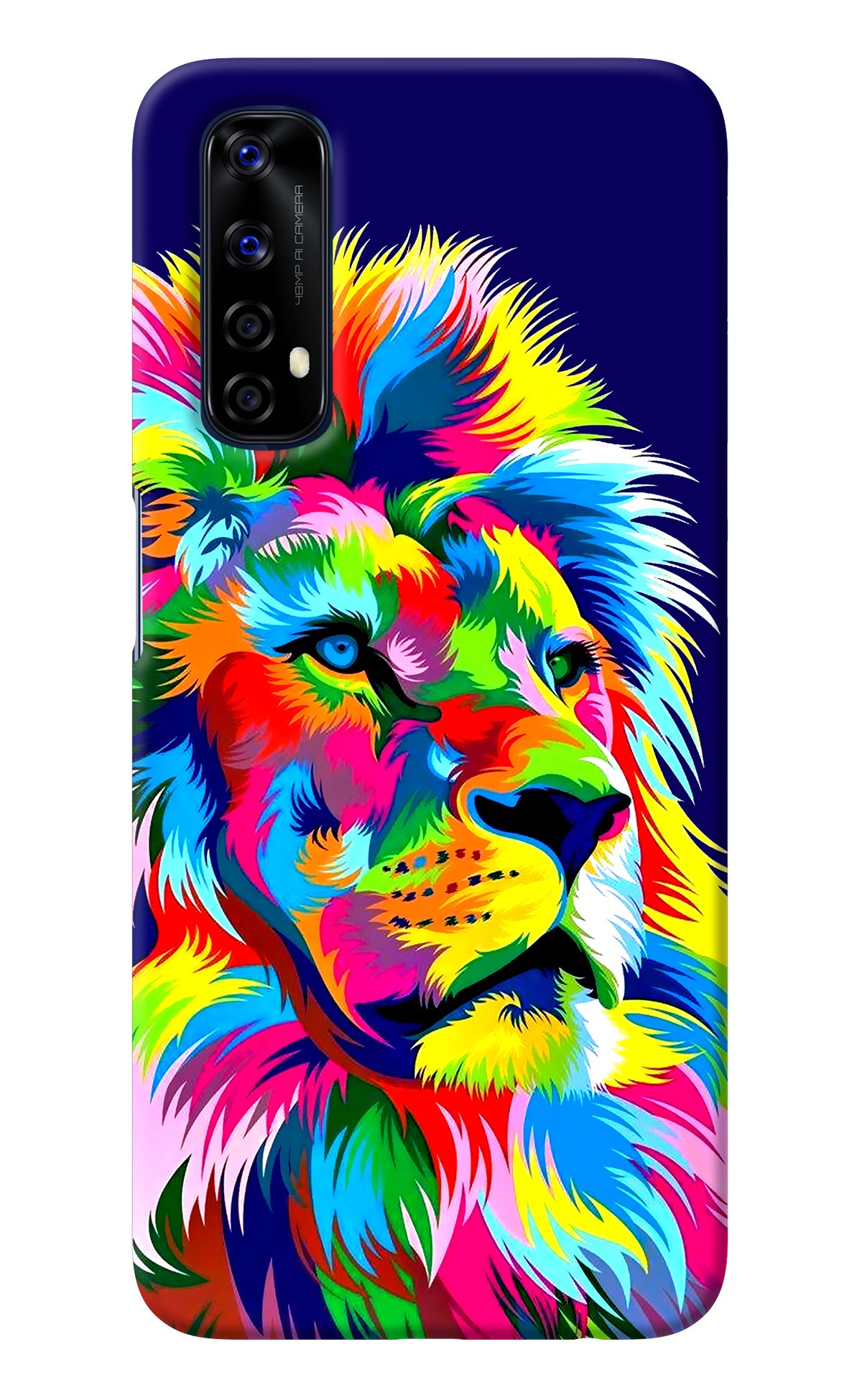 Vector Art Lion Realme 7/Narzo 20 Pro Back Cover