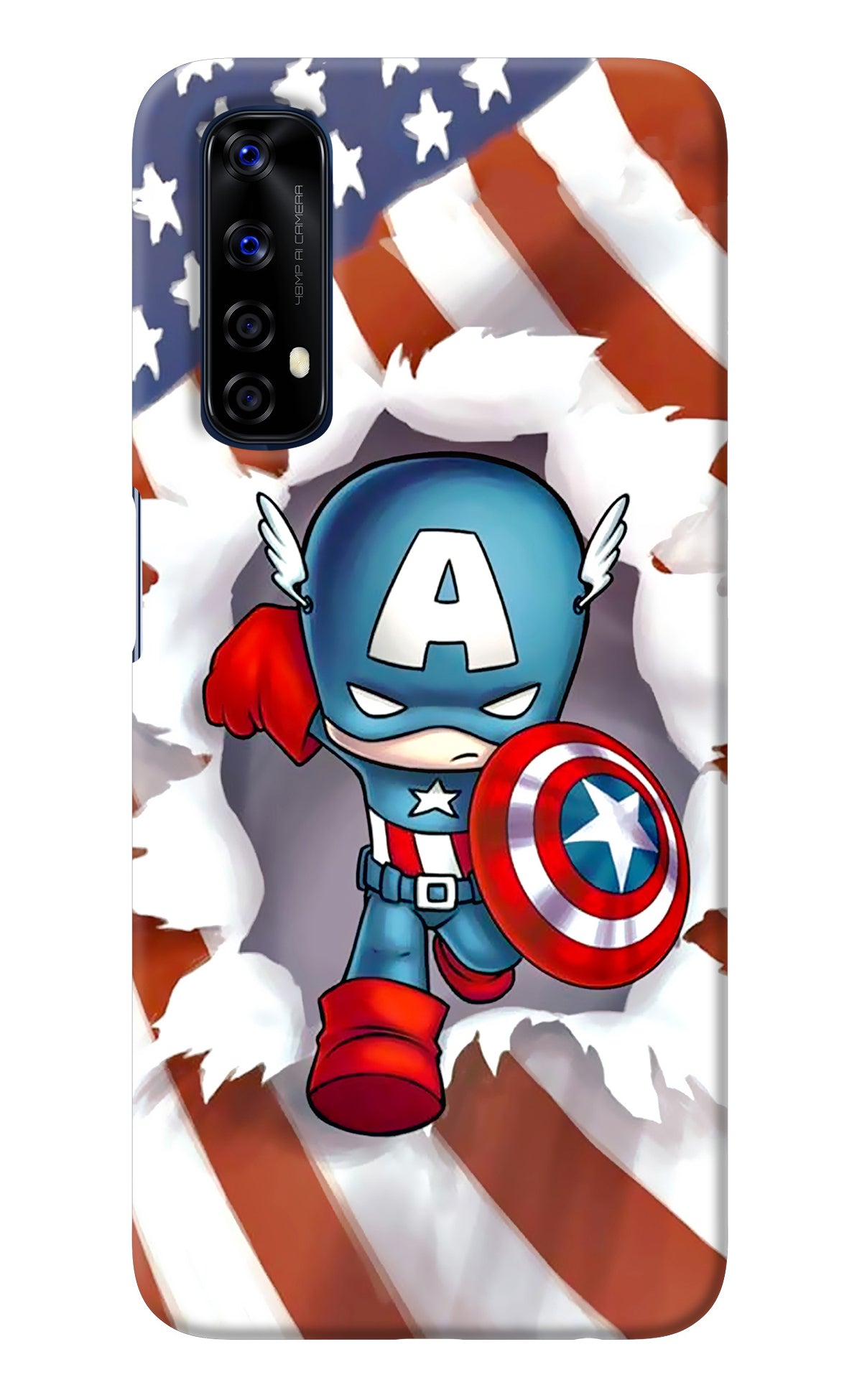 Captain America Realme 7/Narzo 20 Pro Back Cover