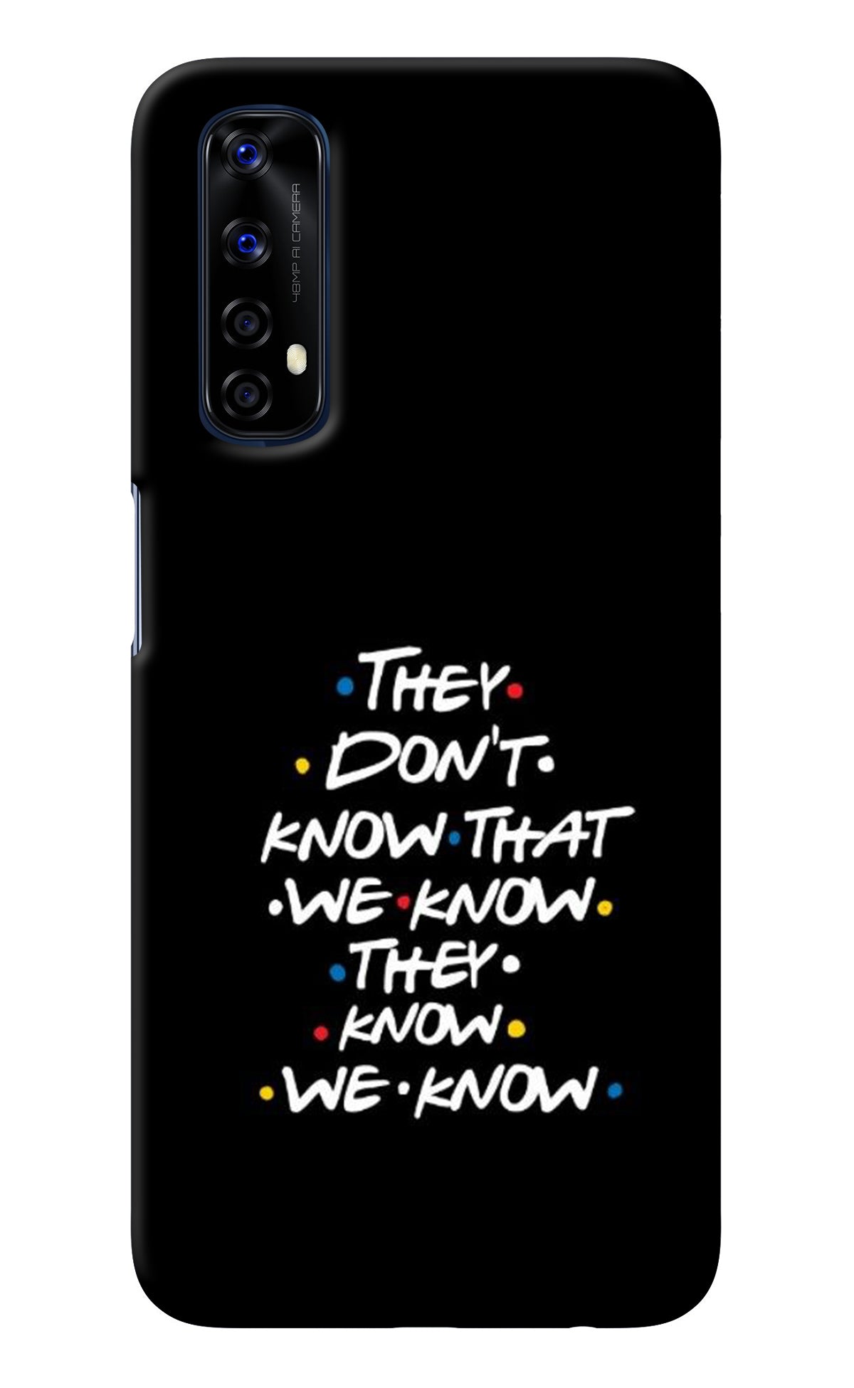 FRIENDS Dialogue Realme 7/Narzo 20 Pro Back Cover