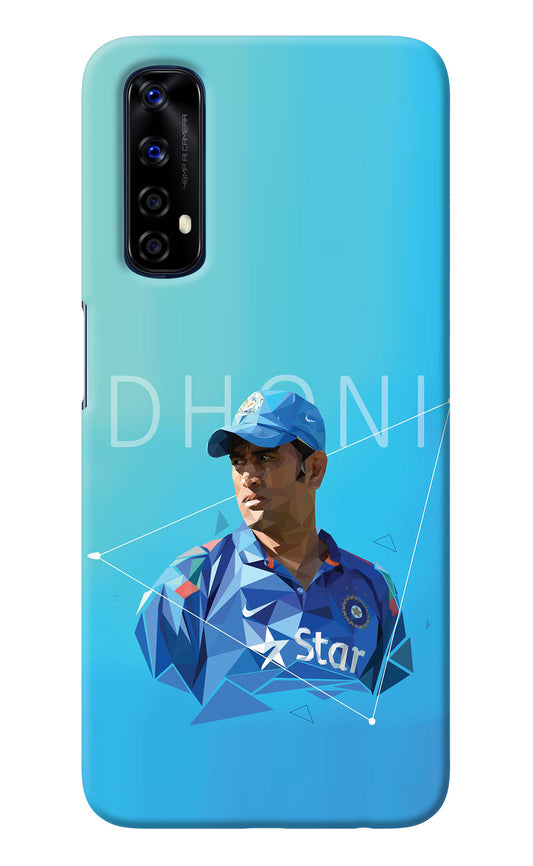 Dhoni Artwork Realme 7/Narzo 20 Pro Back Cover