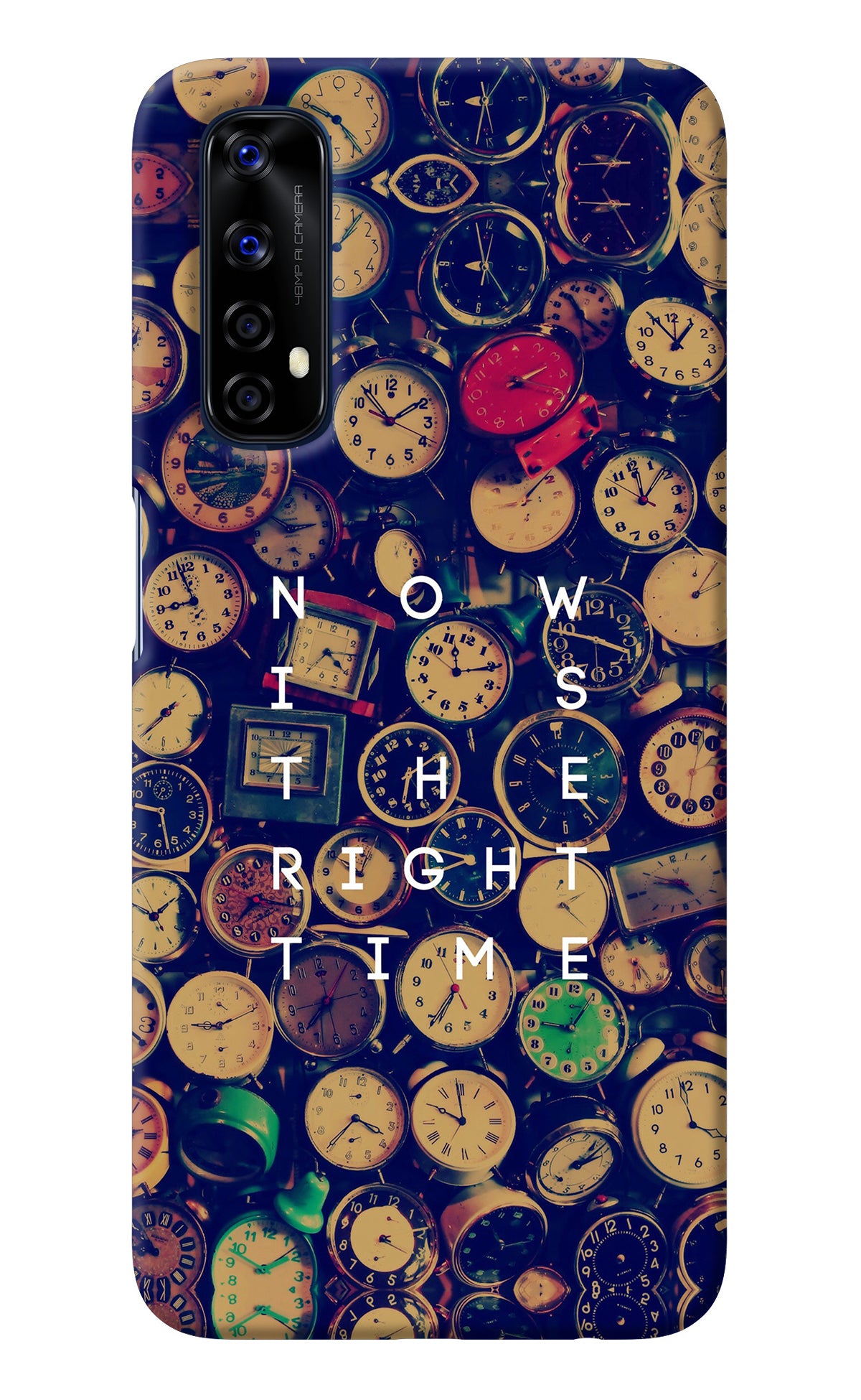 Now is the Right Time Quote Realme 7/Narzo 20 Pro Back Cover