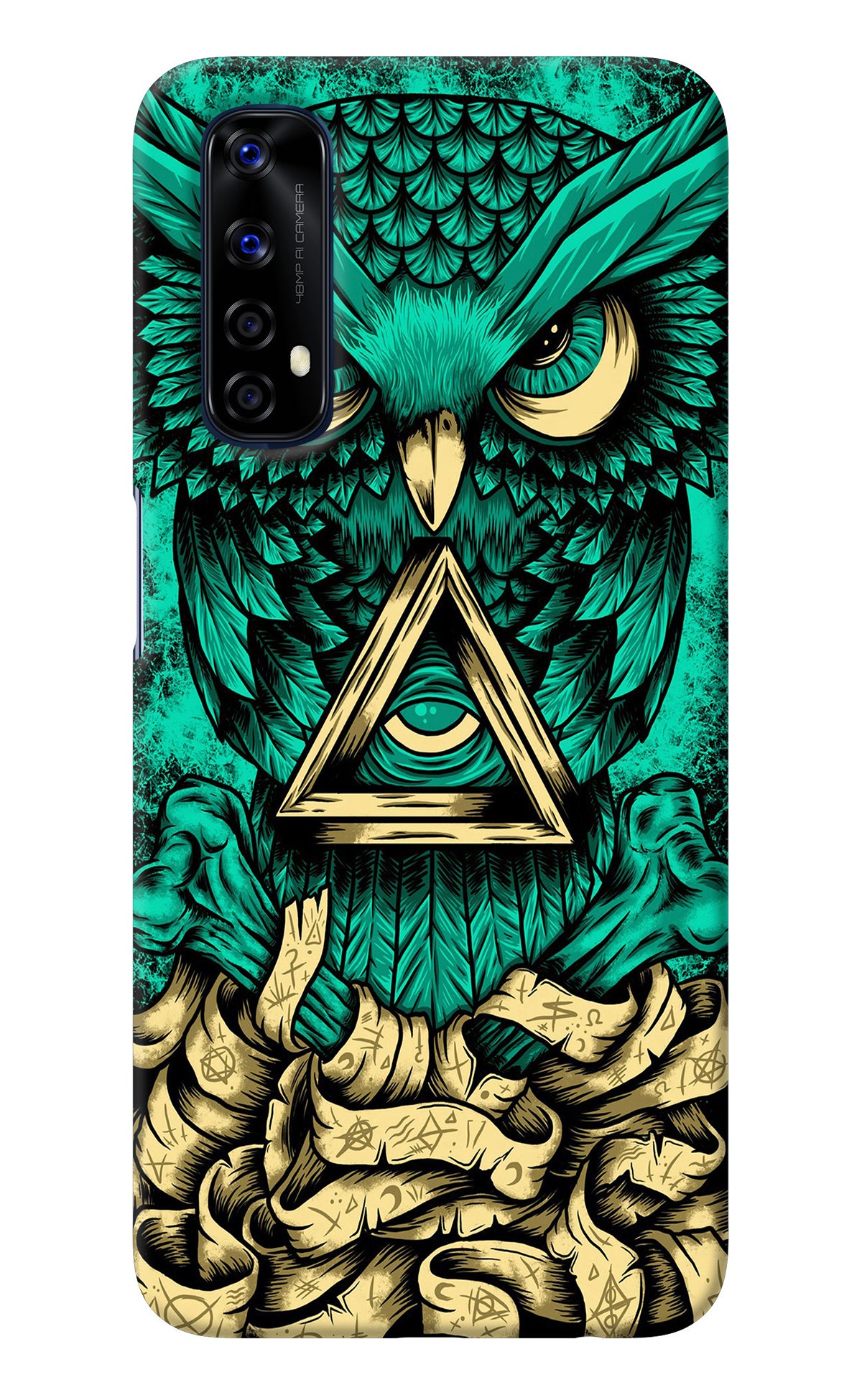 Green Owl Realme 7/Narzo 20 Pro Back Cover