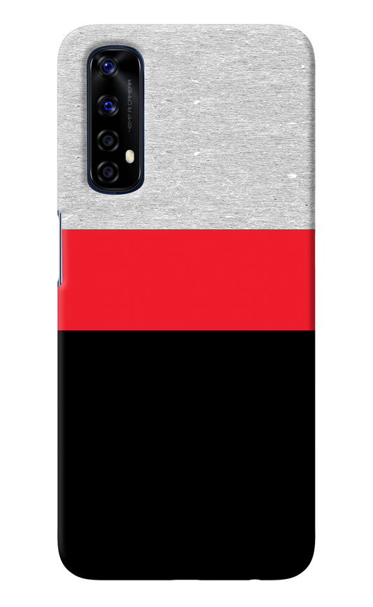 Tri Color Pattern Realme 7/Narzo 20 Pro Back Cover