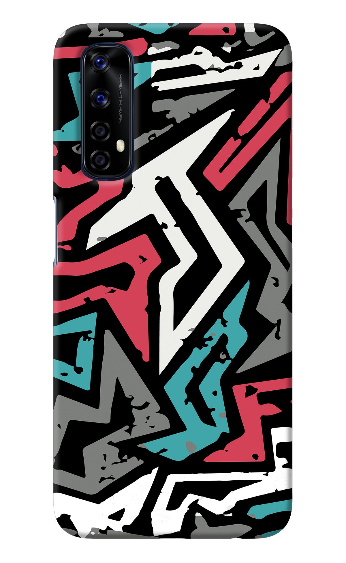 Geometric Graffiti Realme 7/Narzo 20 Pro Back Cover