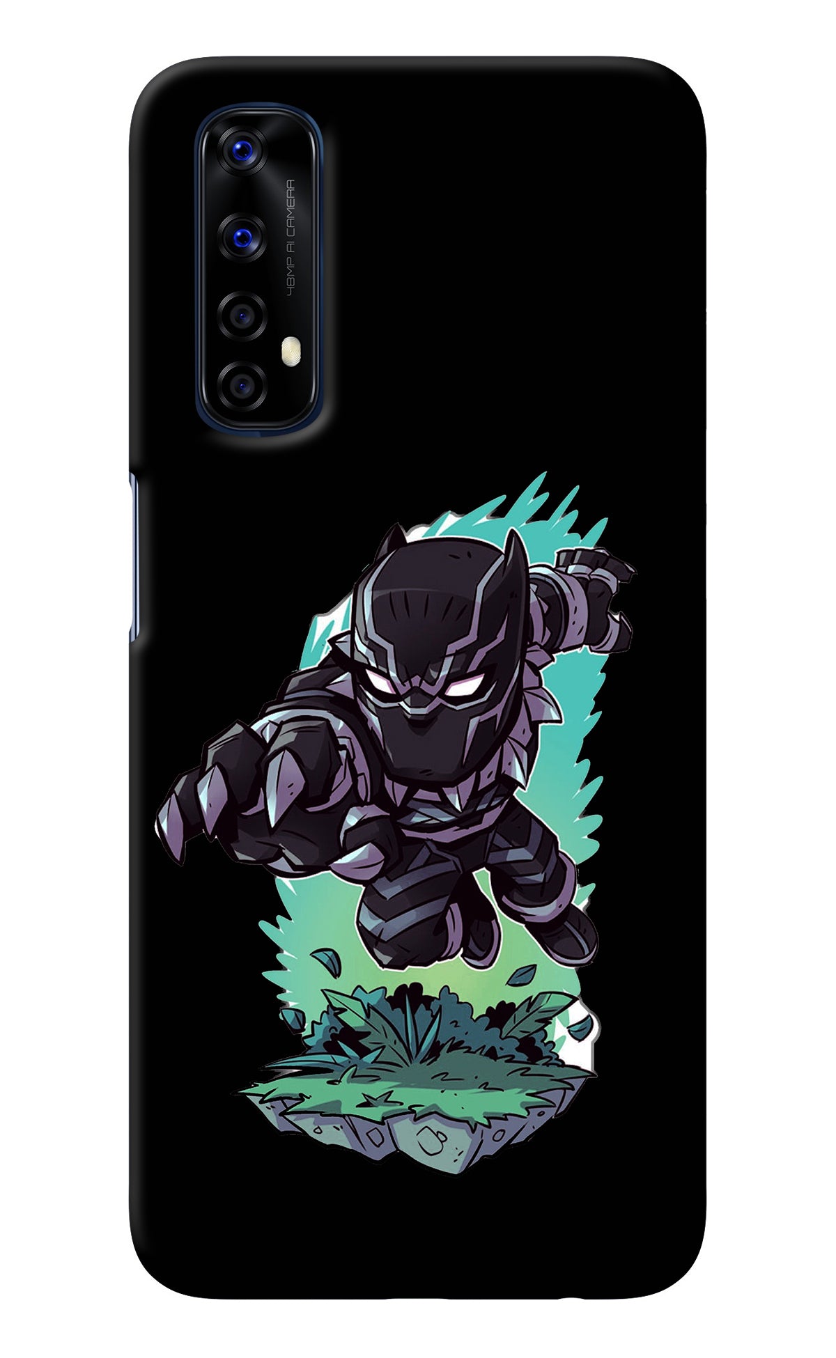 Black Panther Realme 7/Narzo 20 Pro Back Cover