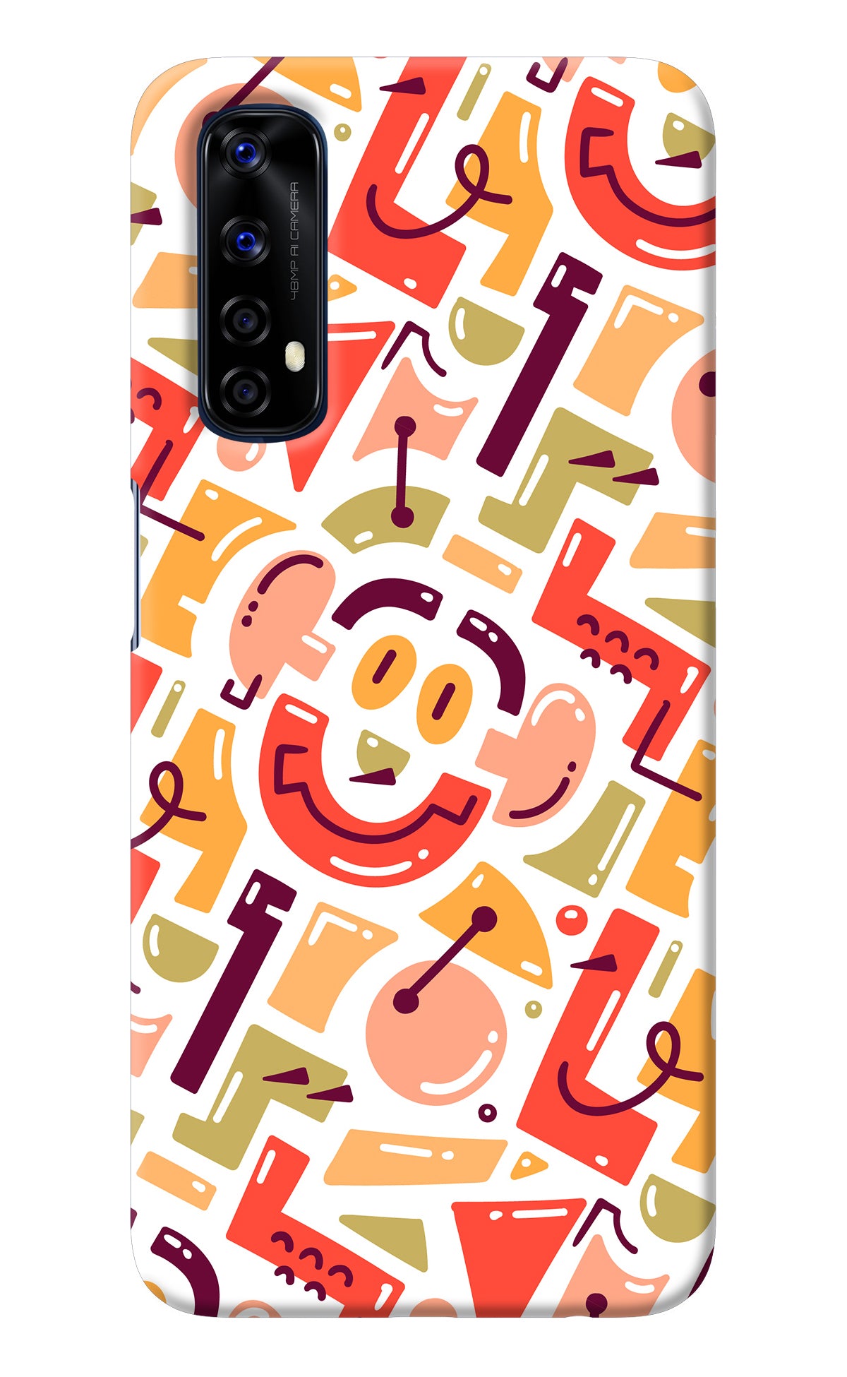 Doodle Pattern Realme 7/Narzo 20 Pro Back Cover