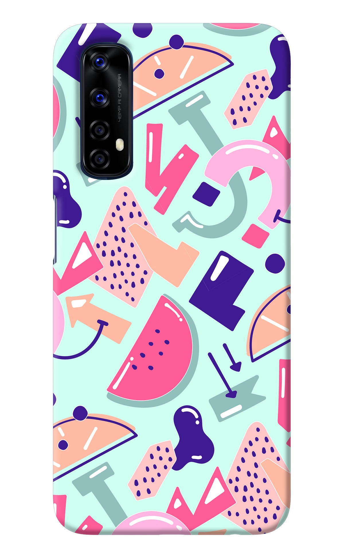 Doodle Pattern Realme 7/Narzo 20 Pro Back Cover