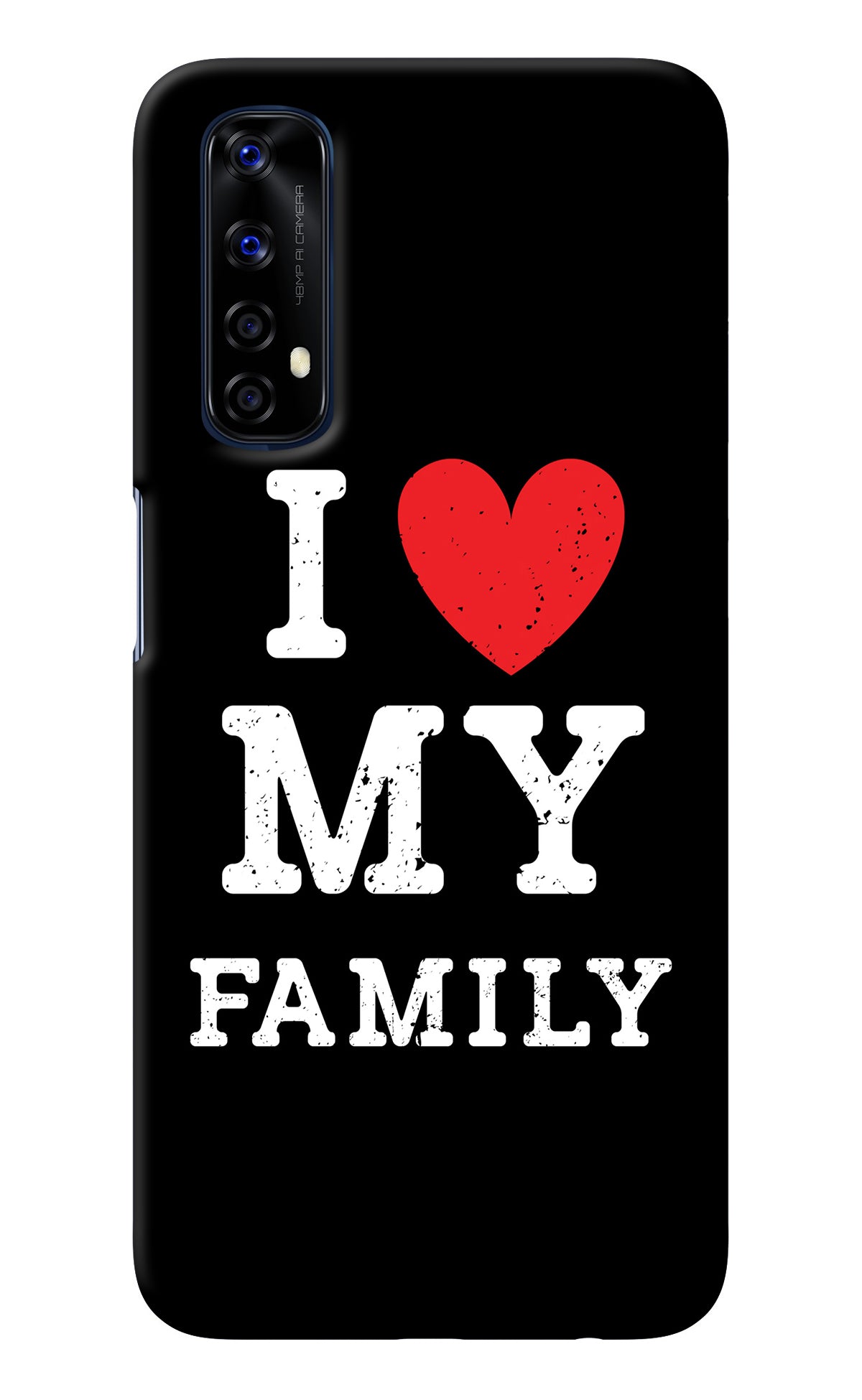 I Love My Family Realme 7/Narzo 20 Pro Back Cover