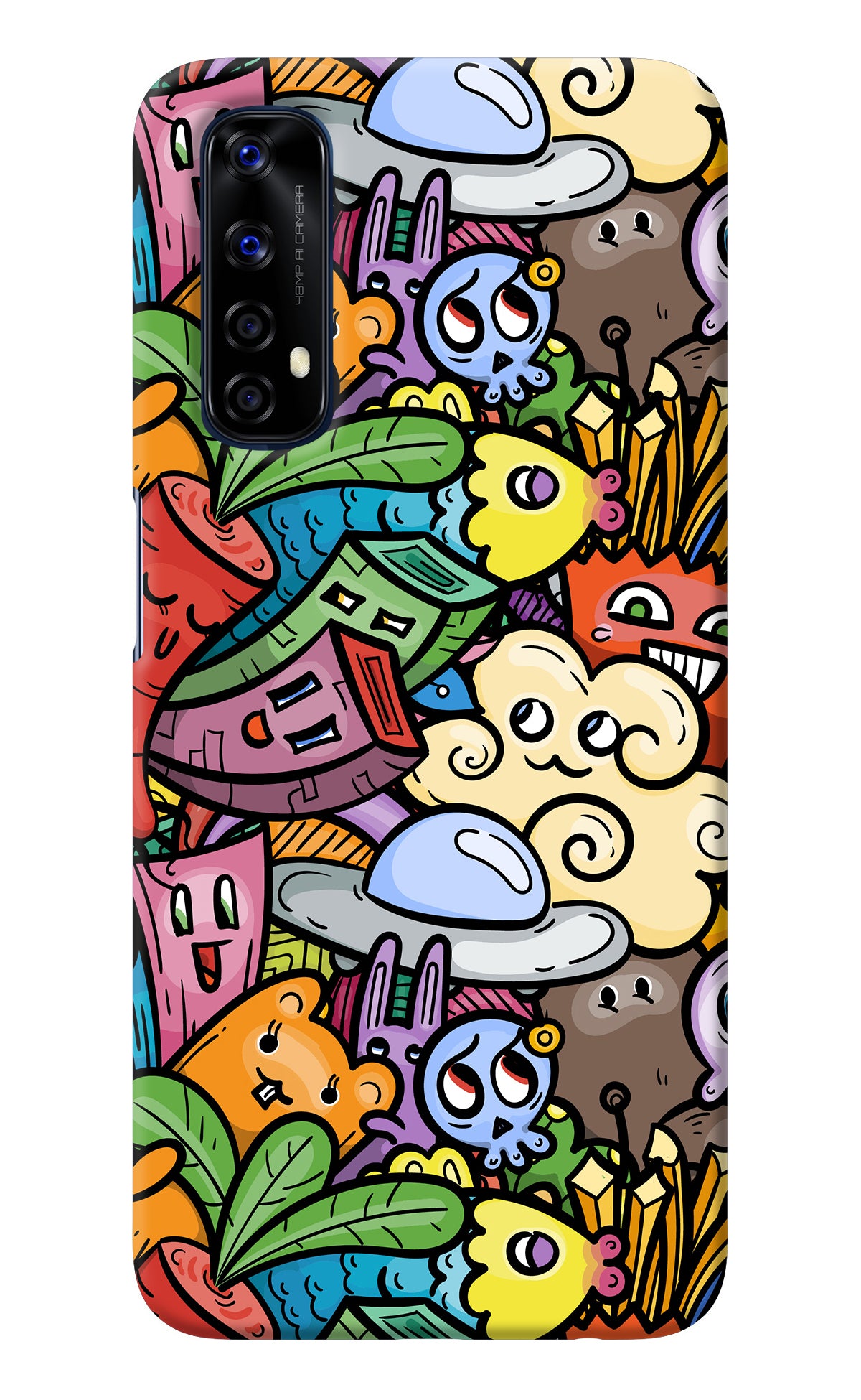 Veggie Doodle Realme 7/Narzo 20 Pro Back Cover