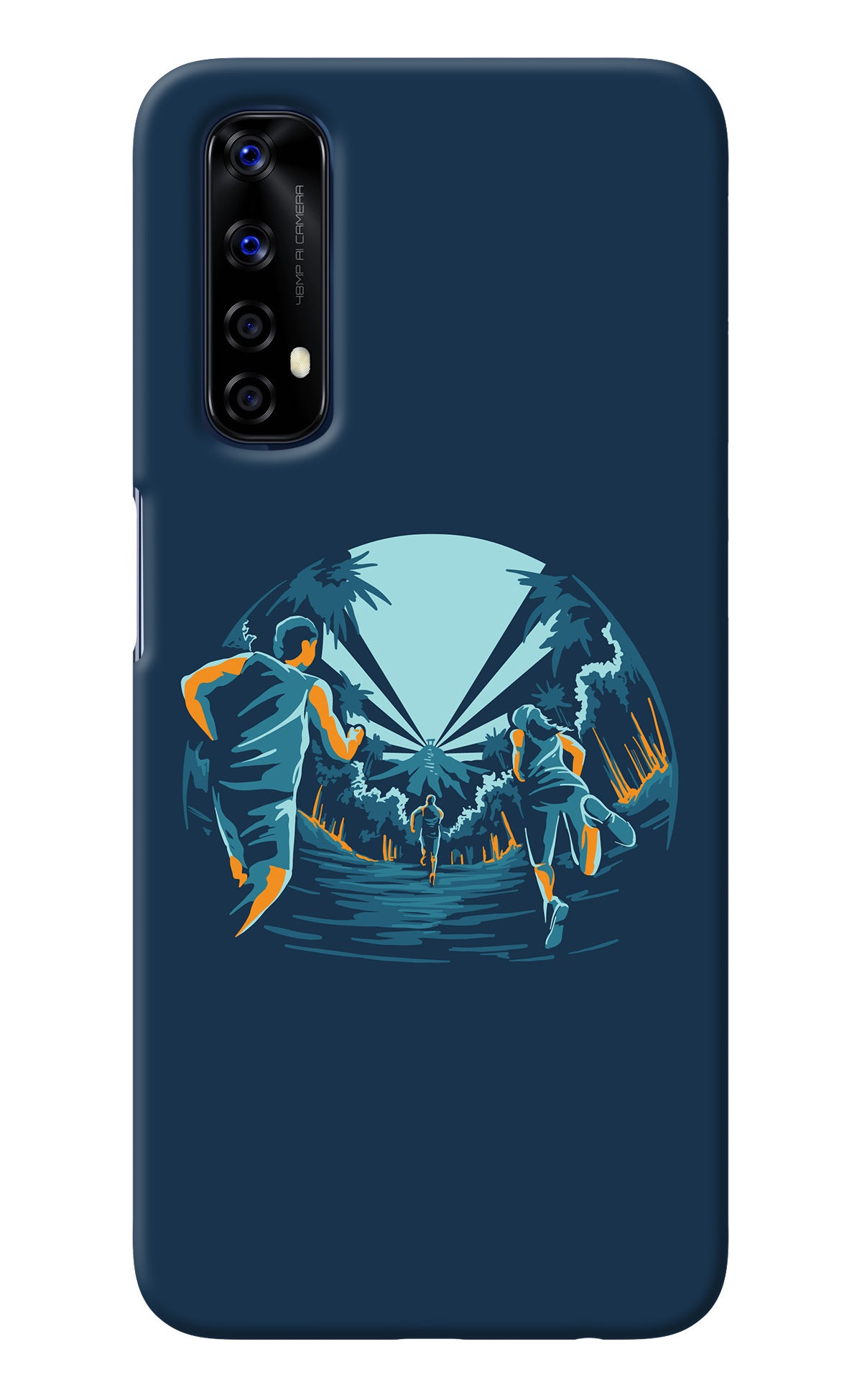 Team Run Realme 7/Narzo 20 Pro Back Cover