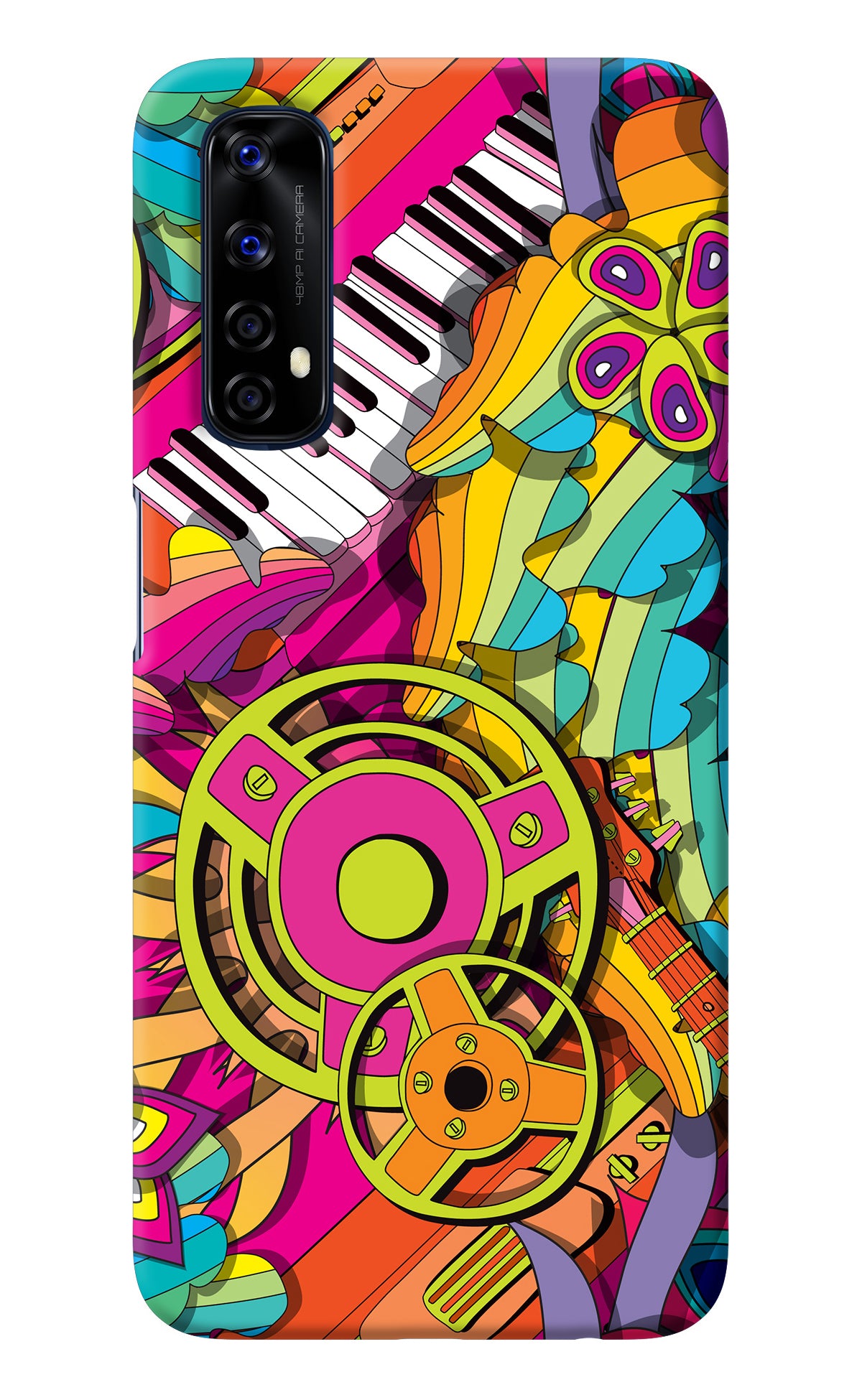 Music Doodle Realme 7/Narzo 20 Pro Back Cover