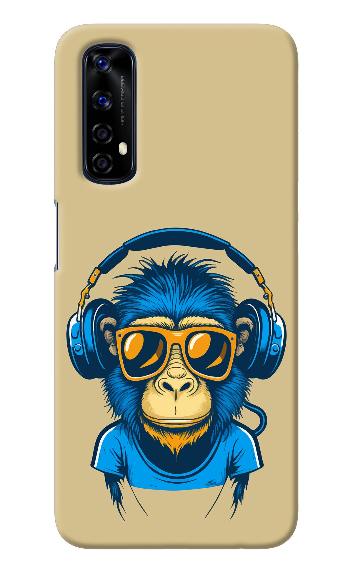 Monkey Headphone Realme 7/Narzo 20 Pro Back Cover