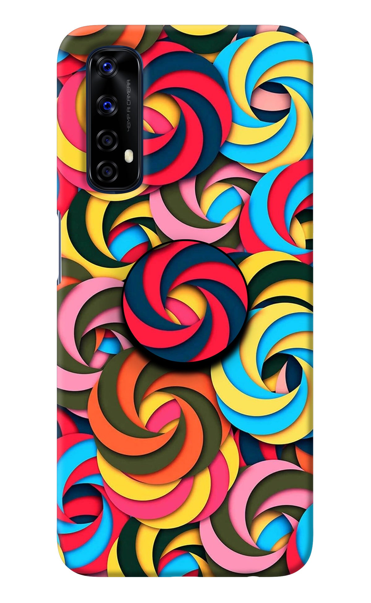 Spiral Pattern Realme 7/Narzo 20 Pro Pop Case