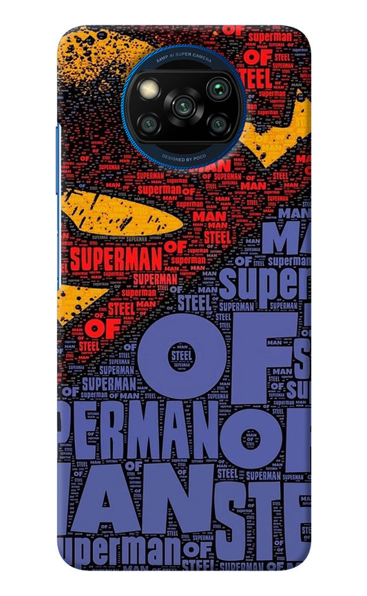 Superman Poco X3/X3 Pro Back Cover