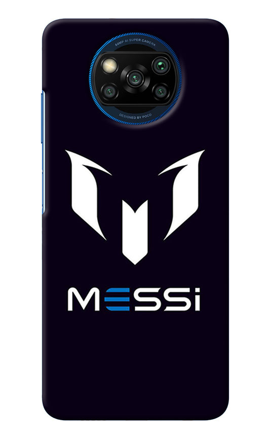 Messi Logo Poco X3/X3 Pro Back Cover