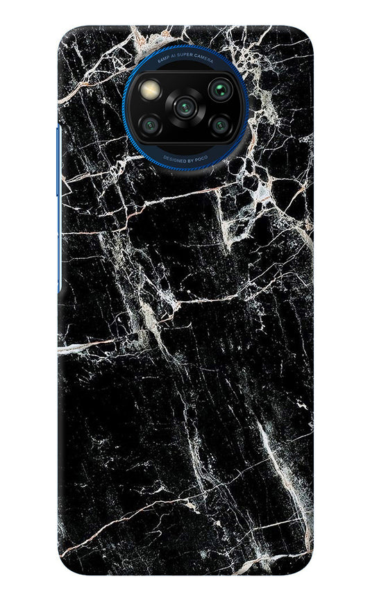 Black Marble Texture Poco X3/X3 Pro Back Cover