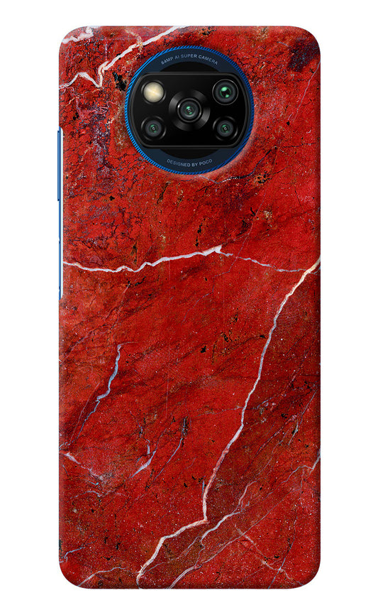 Red Marble Design Poco X3/X3 Pro Back Cover