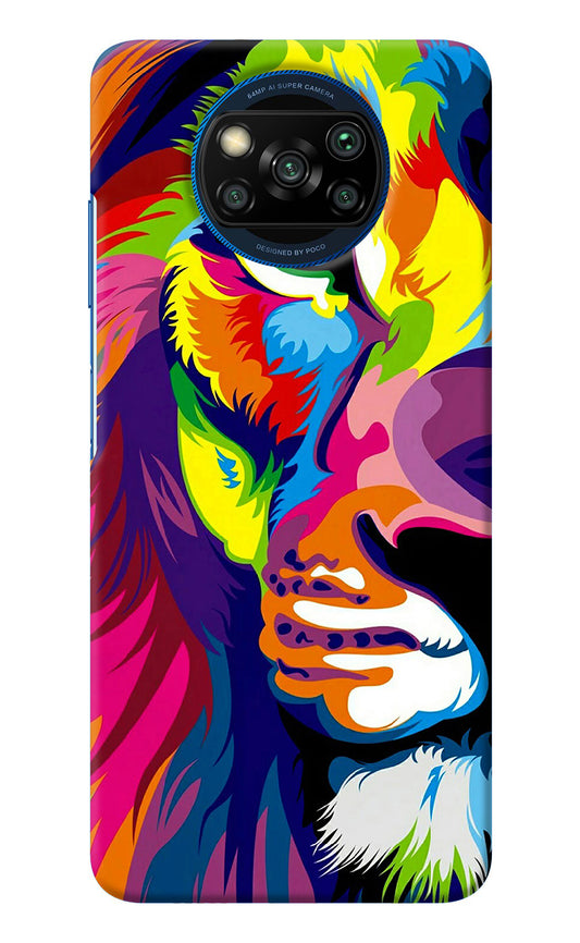 Lion Half Face Poco X3/X3 Pro Back Cover