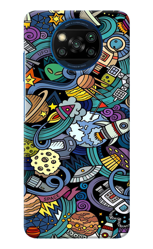 Space Abstract Poco X3/X3 Pro Back Cover