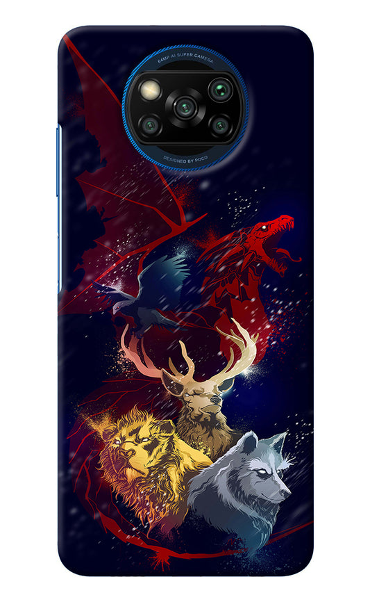 Game Of Thrones Poco X3/X3 Pro Back Cover