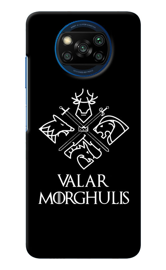 Valar Morghulis | Game Of Thrones Poco X3/X3 Pro Back Cover