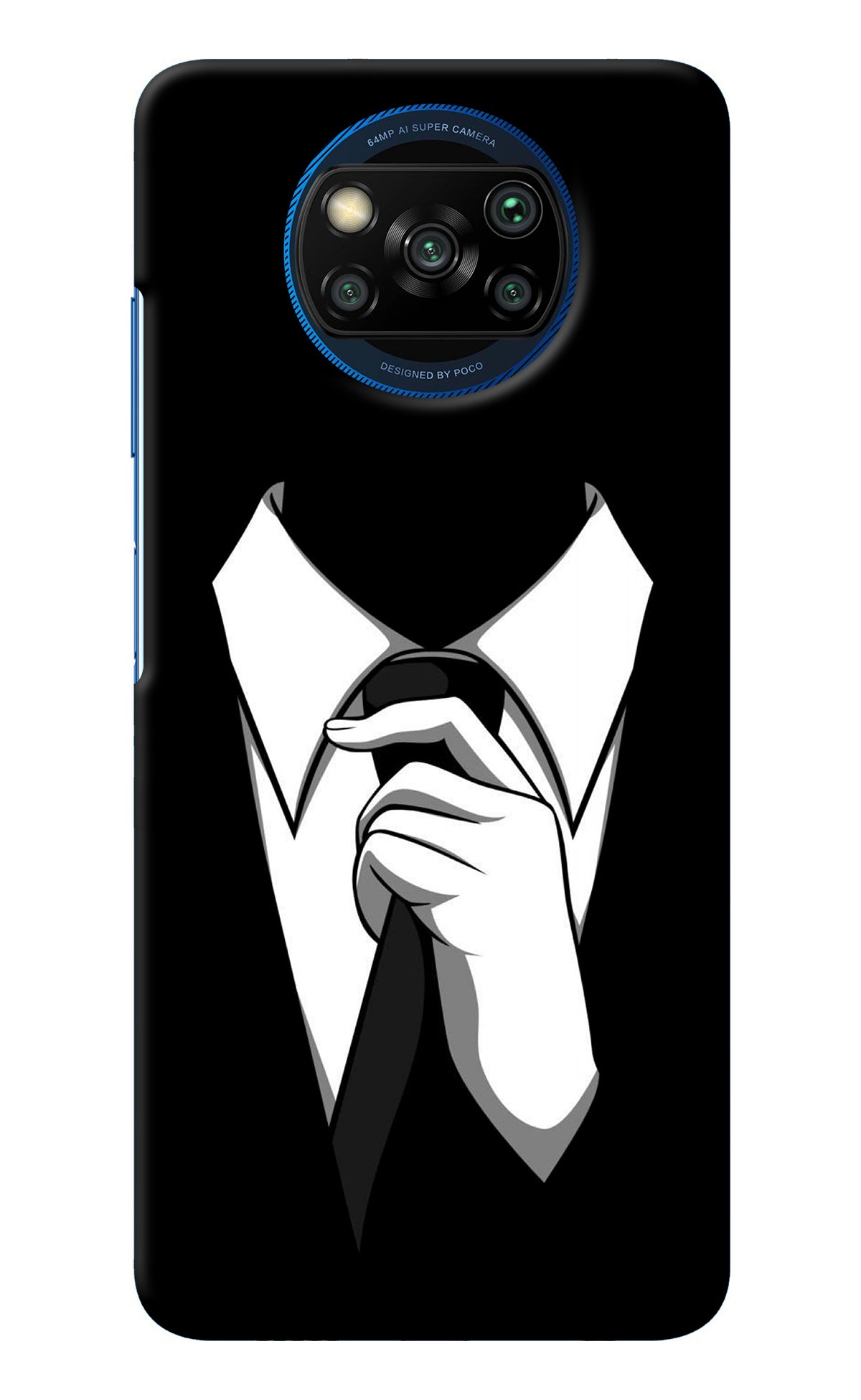 Black Tie Poco X3/X3 Pro Back Cover