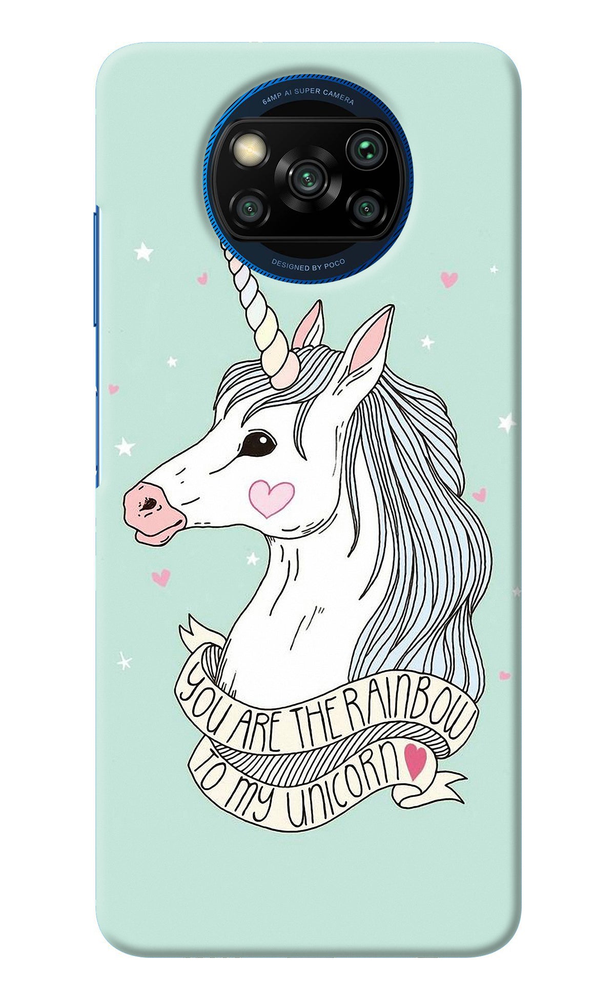 Unicorn Wallpaper Poco X3/X3 Pro Back Cover