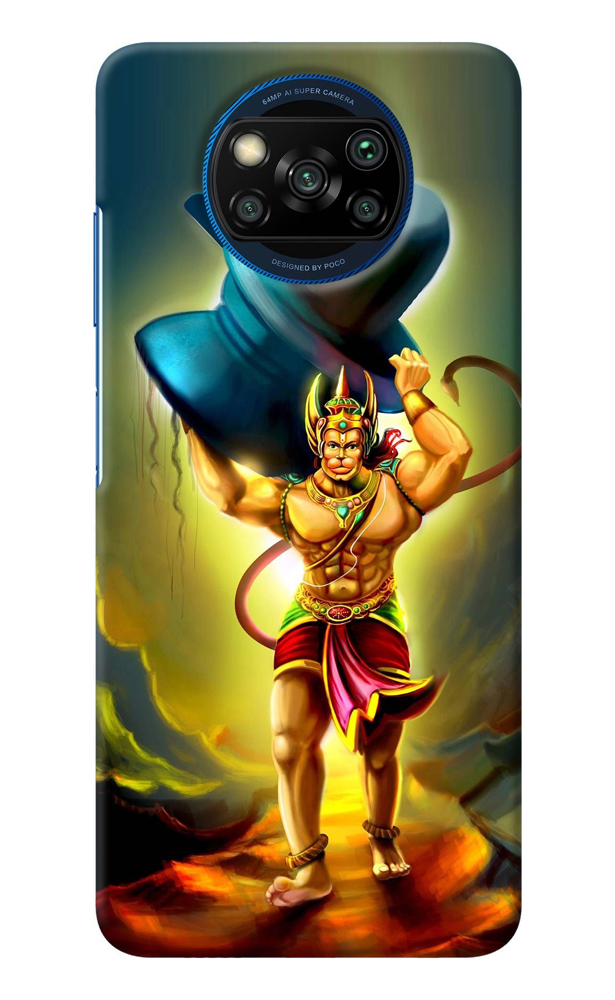 Lord Hanuman Poco X3/X3 Pro Back Cover