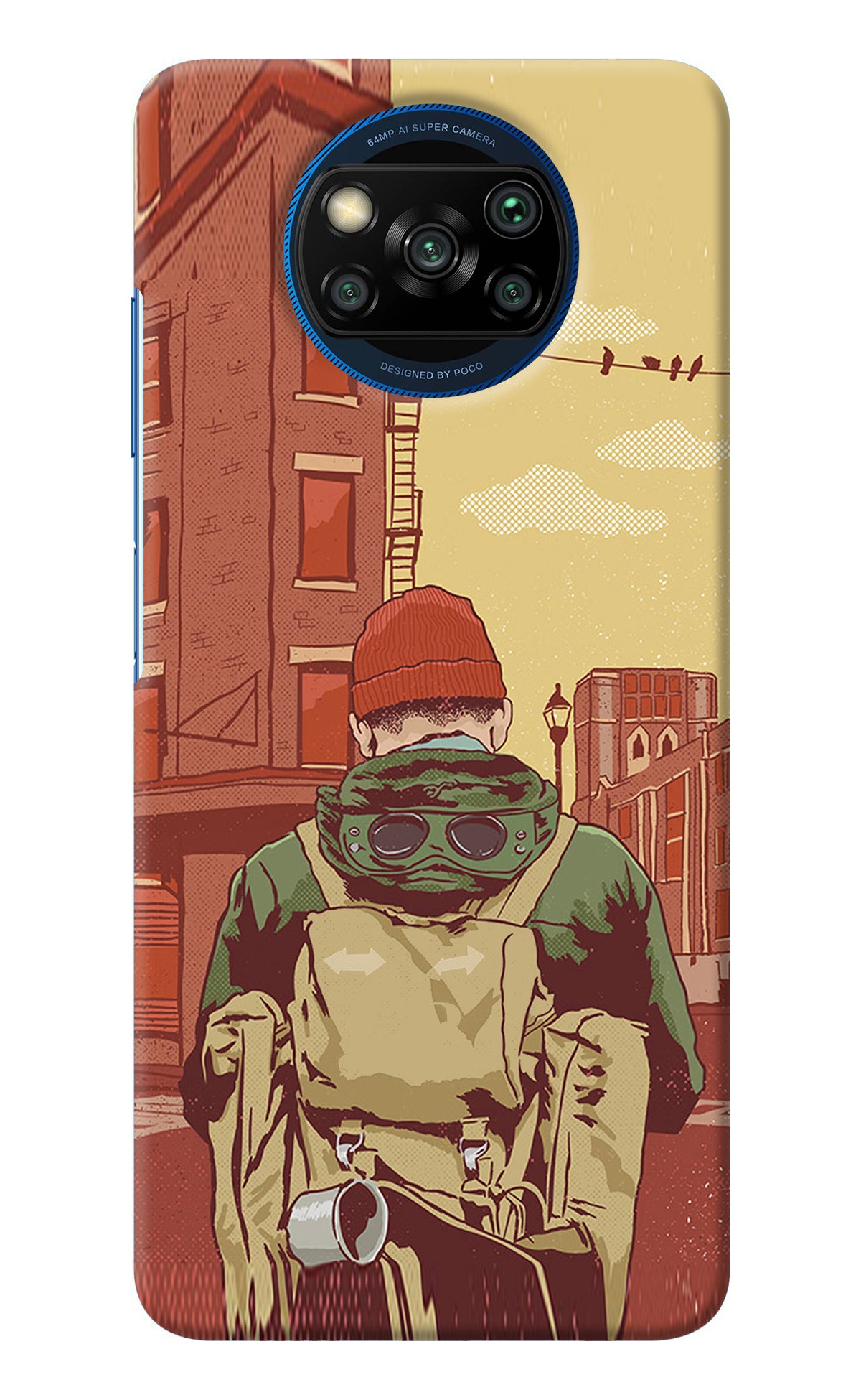 Adventurous Poco X3/X3 Pro Back Cover