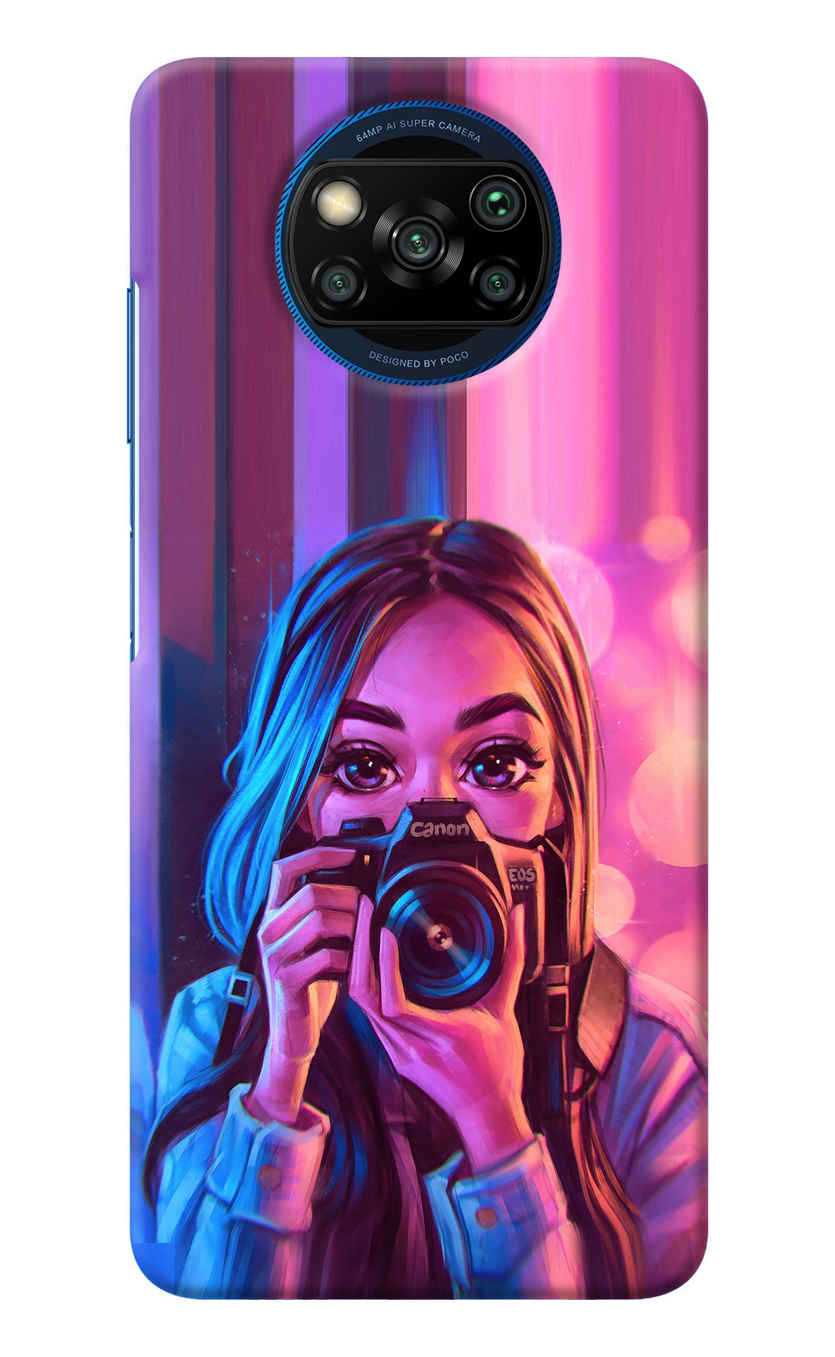 Girl Photographer Poco X3/X3 Pro Back Cover