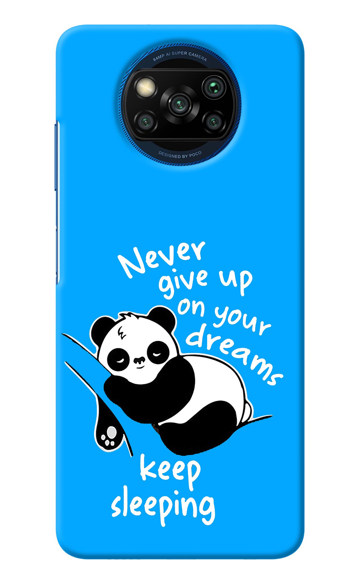 Keep Sleeping Poco X3/X3 Pro Back Cover