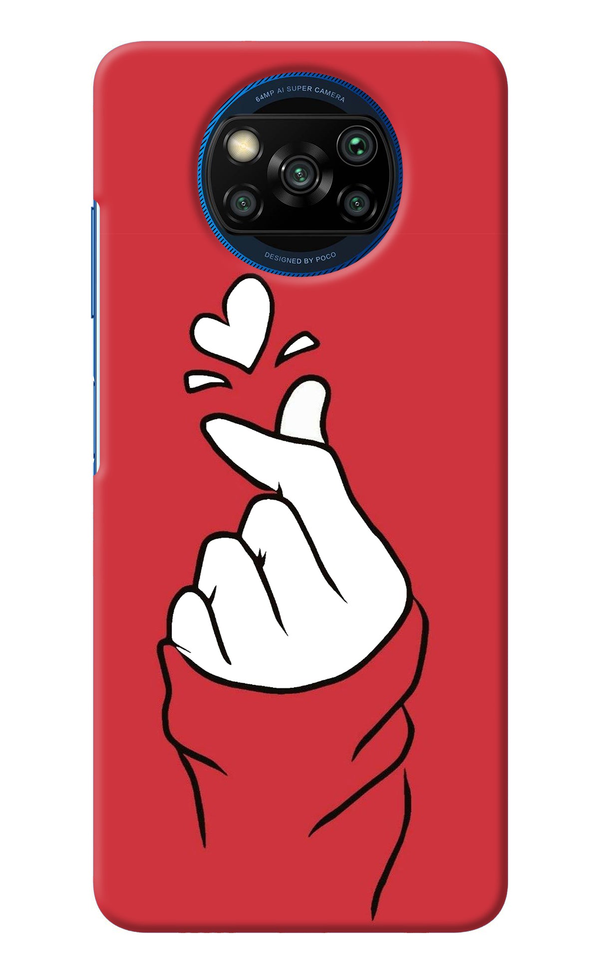 Korean Love Sign Poco X3/X3 Pro Back Cover