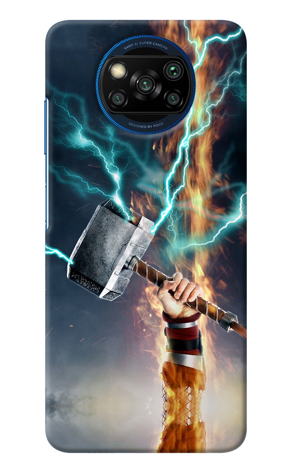 Thor Hammer Mjolnir Poco X3/X3 Pro Back Cover