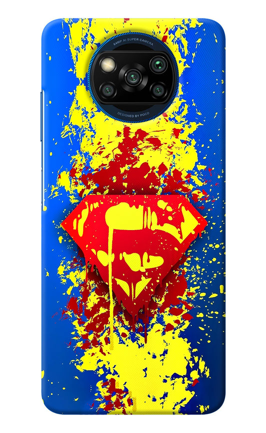 Superman logo Poco X3/X3 Pro Back Cover