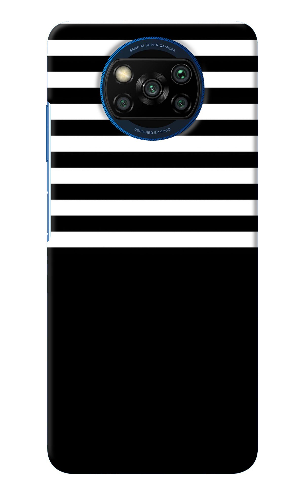 Black and White Print Poco X3/X3 Pro Back Cover