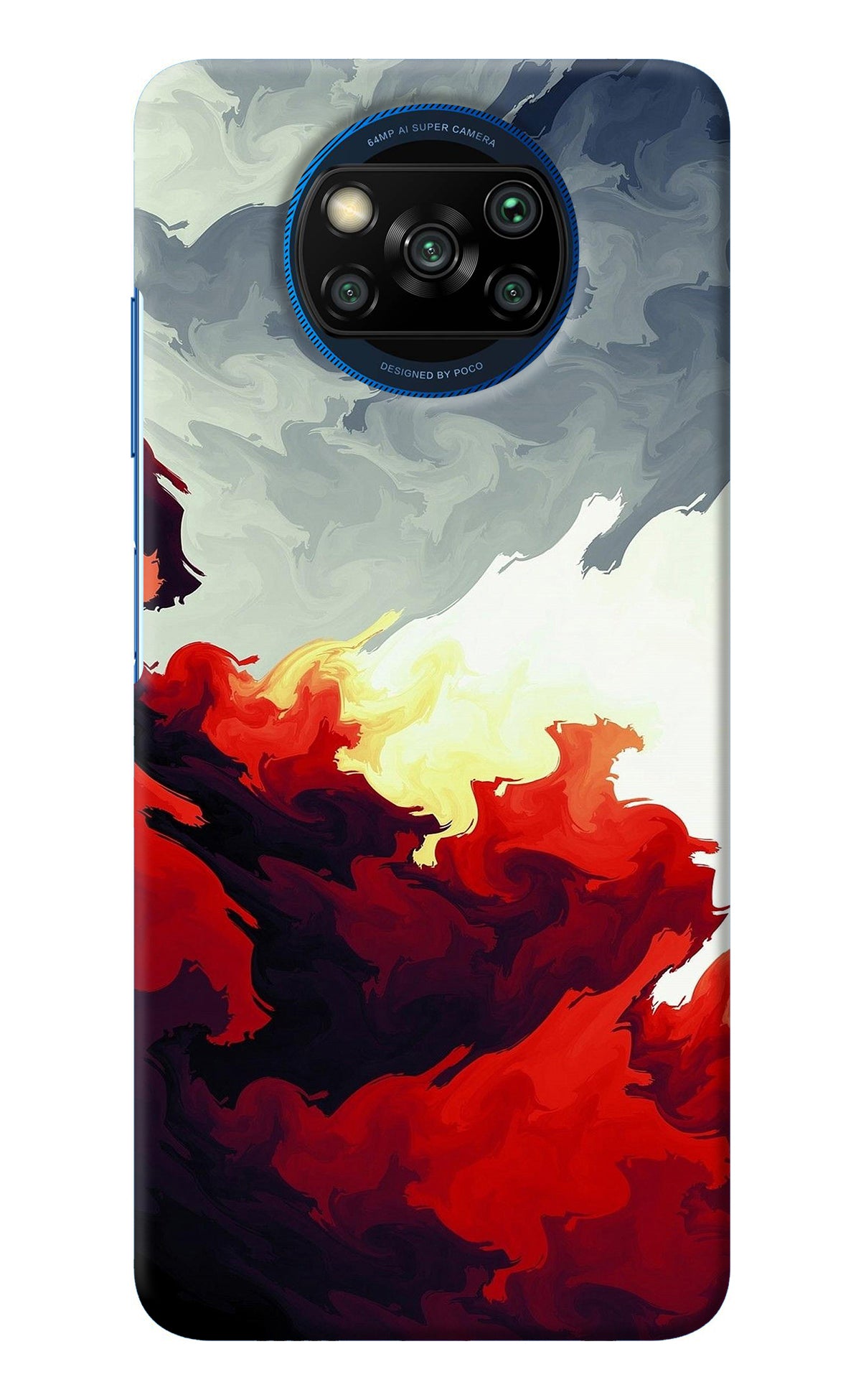 Fire Cloud Poco X3/X3 Pro Back Cover