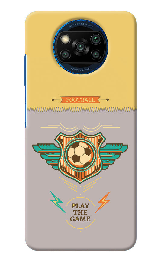 Football Poco X3/X3 Pro Back Cover