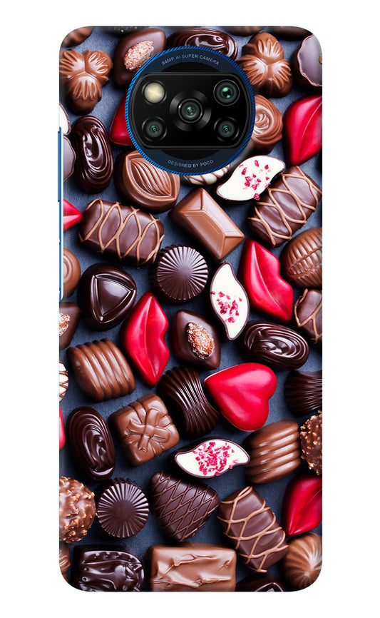 Chocolates Poco X3/X3 Pro Back Cover