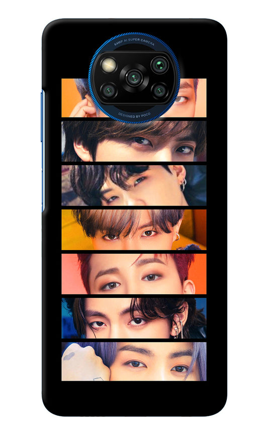 BTS Eyes Poco X3/X3 Pro Back Cover