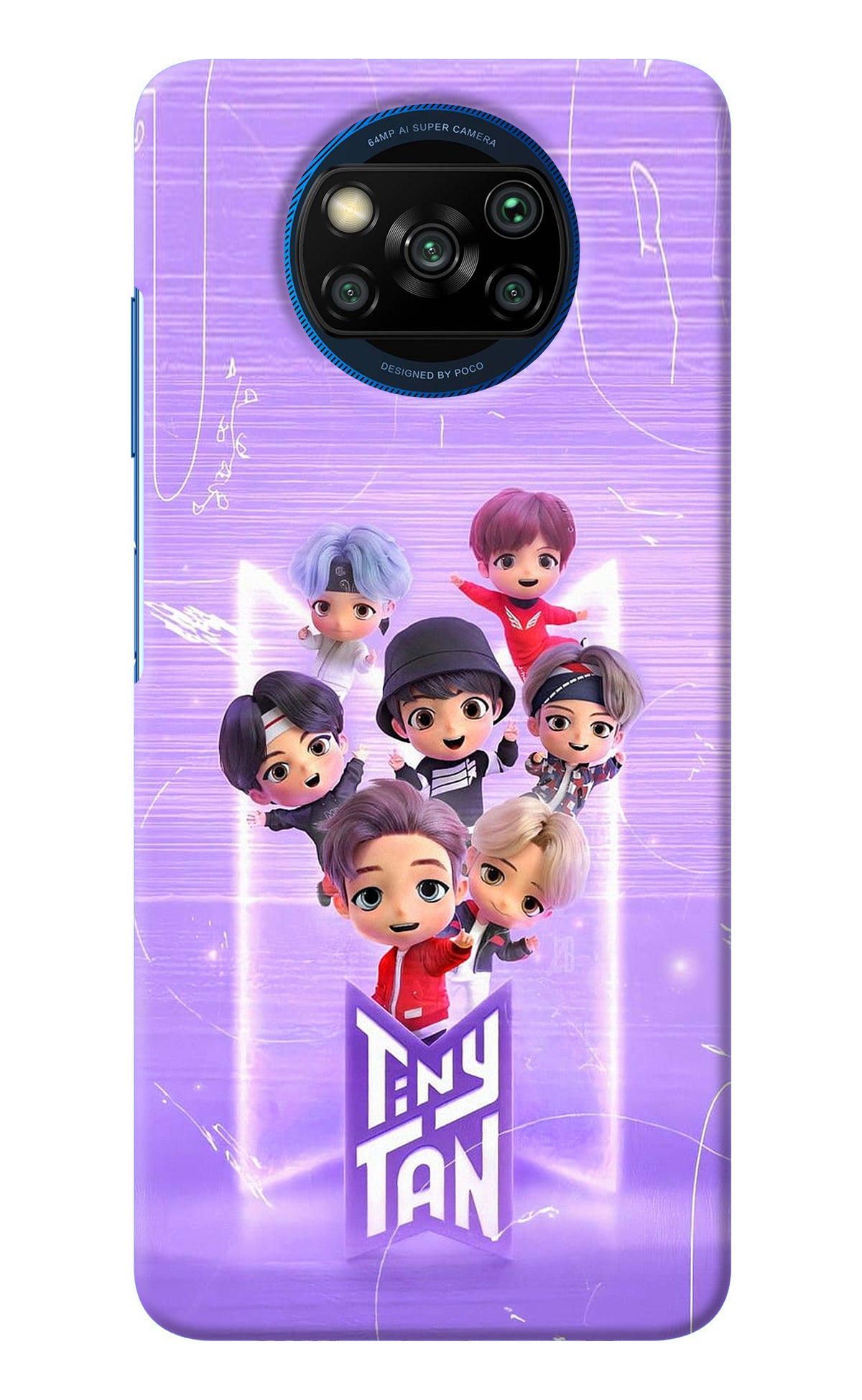 BTS Tiny Tan Poco X3/X3 Pro Back Cover