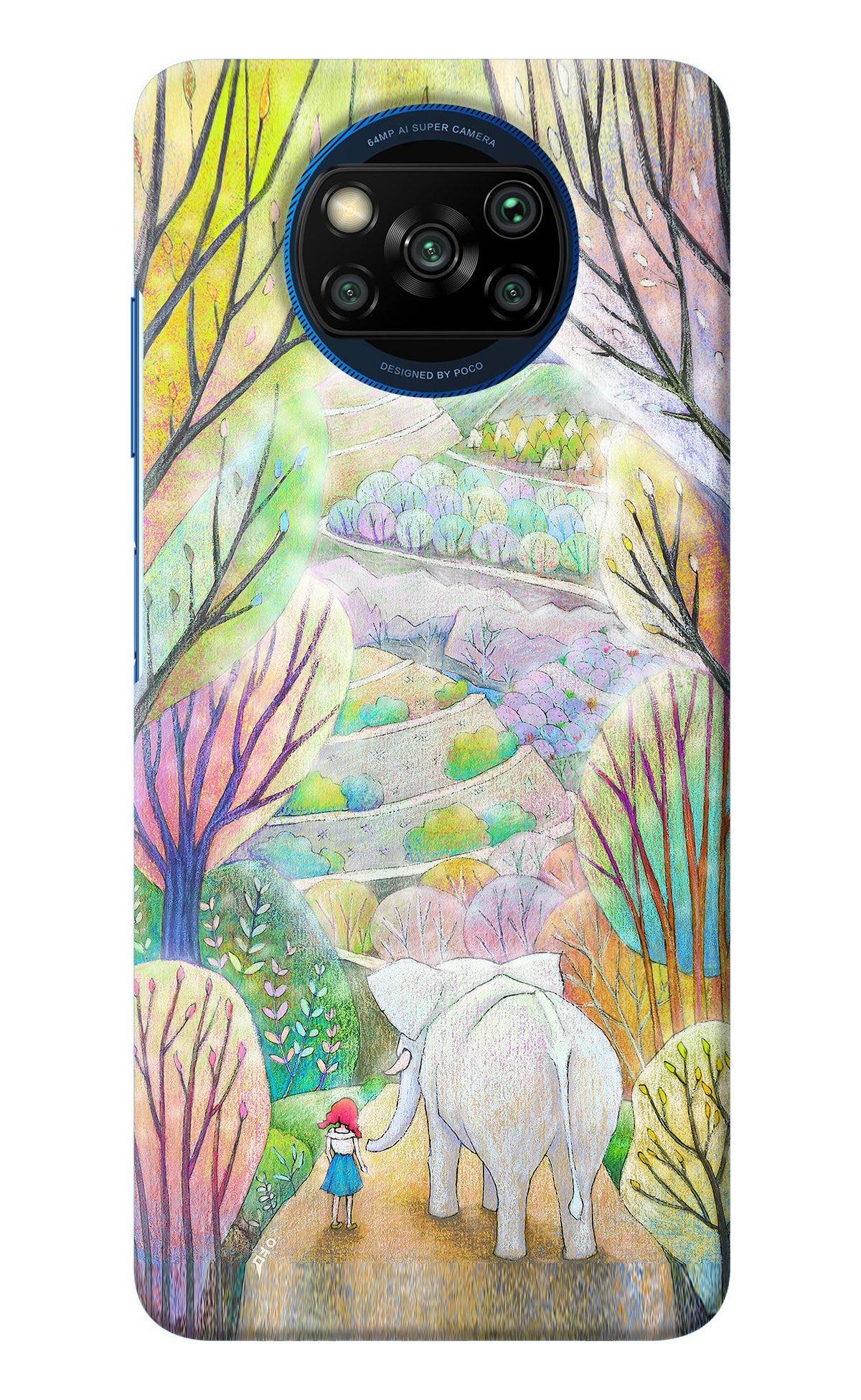 Nature Painting Poco X3/X3 Pro Back Cover