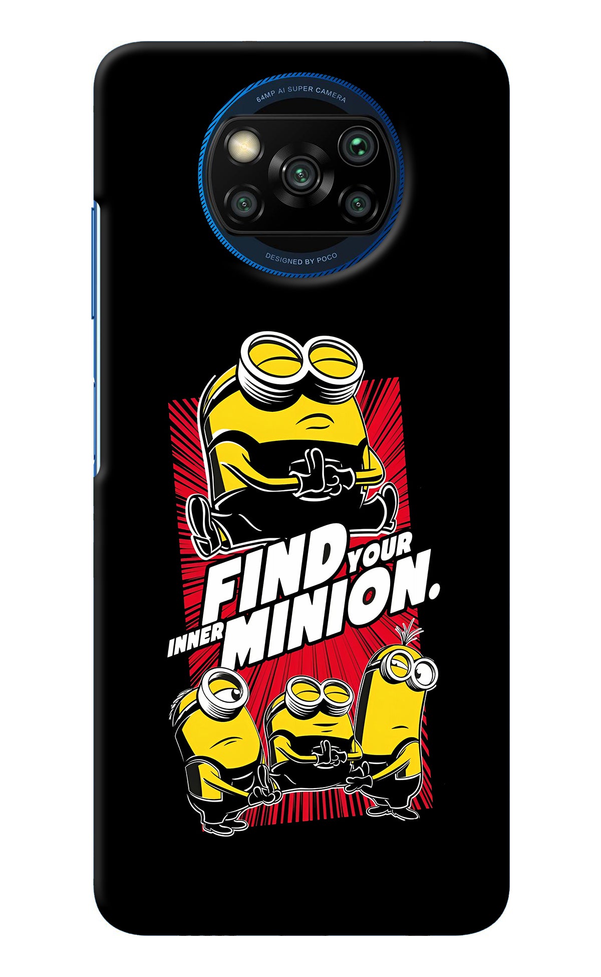 Find your inner Minion Poco X3/X3 Pro Back Cover