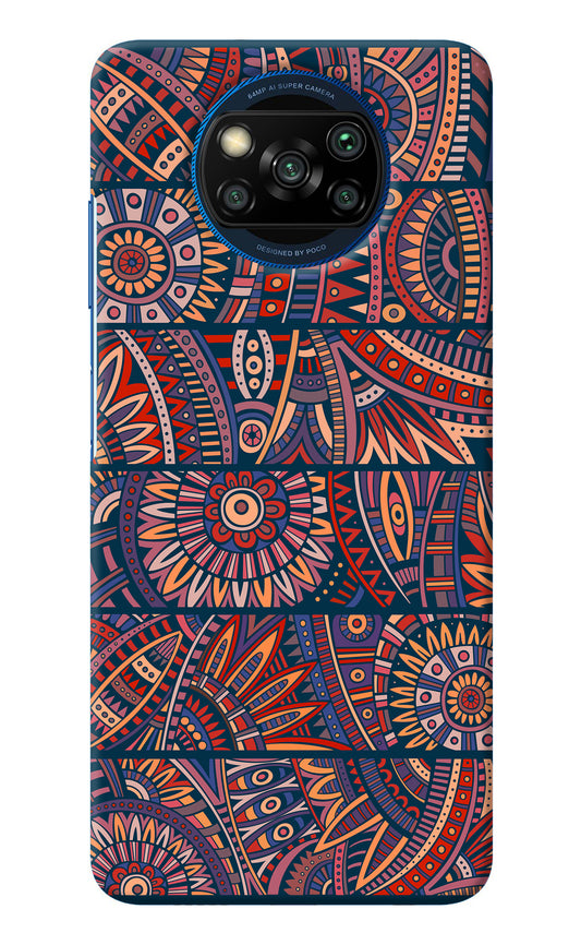 African Culture Design Poco X3/X3 Pro Back Cover