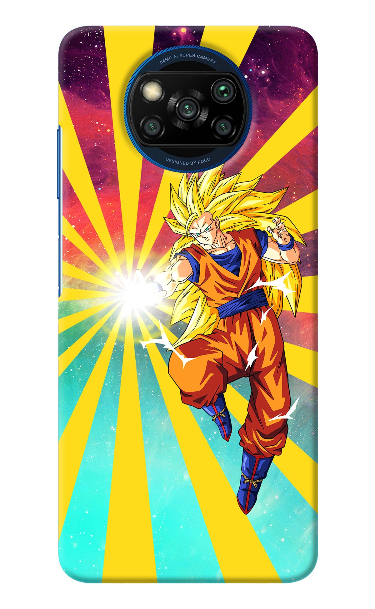 Goku Super Saiyan Poco X3/X3 Pro Back Cover